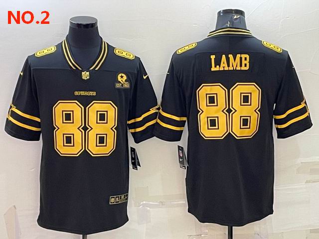 Men's Dallas Cowboys #88 CeeDee Lamb Jersey NO.2;